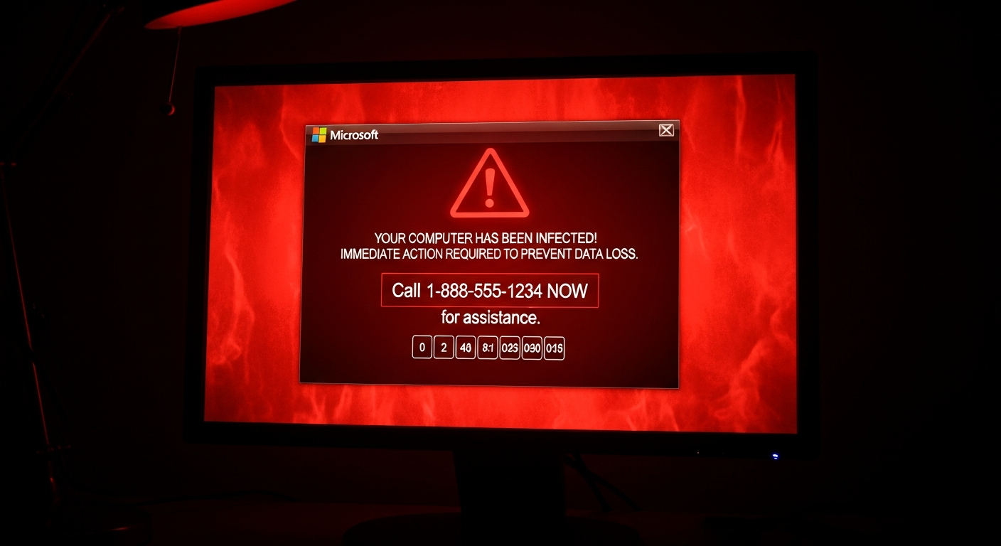 Pop-up « Votre ordinateur est infecté » : arnaque ou vrai virus ?