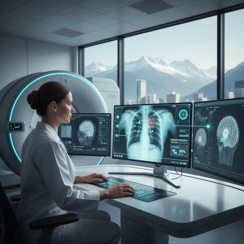 L'intelligence artificielle en radiologie : comment l'IA redéfinit le diagnostic médical - illustration