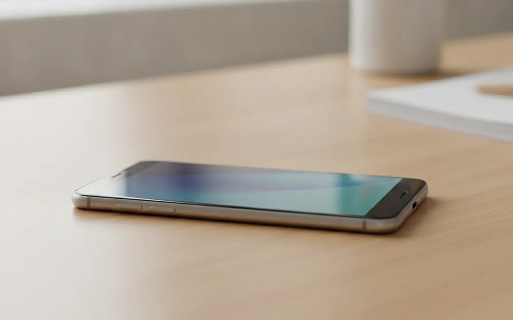Téléphone fraîchement réparé, prêt à être revendu