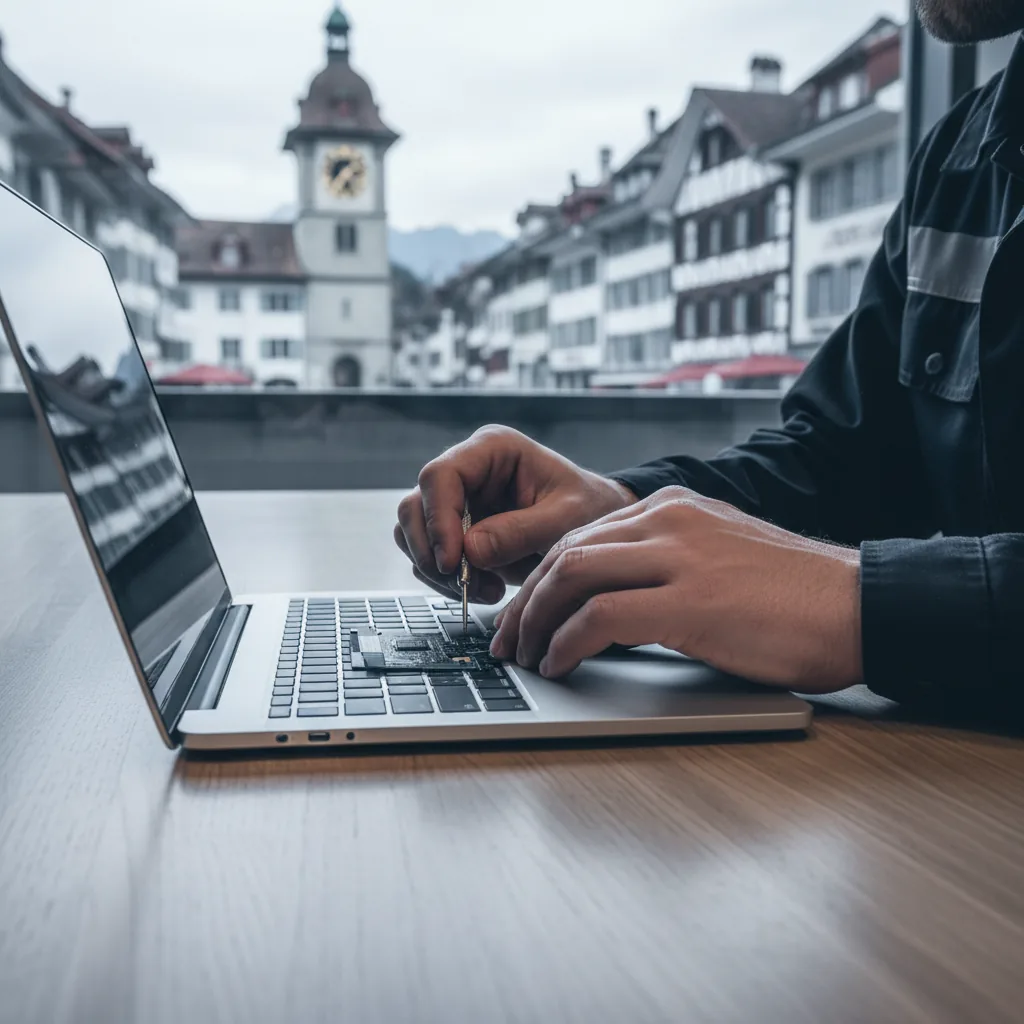 Dépannage informatique Echallens — technicien CyberClinique à domicile