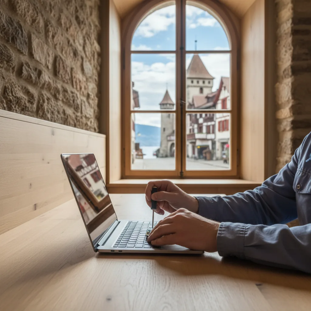 Dépannage informatique Estavayer-le-Lac — technicien CyberClinique à domicile