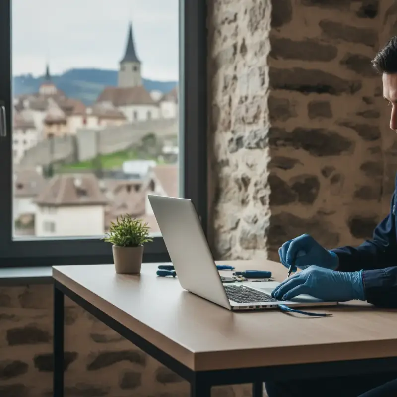 Dépannage informatique Moudon — technicien CyberClinique à domicile