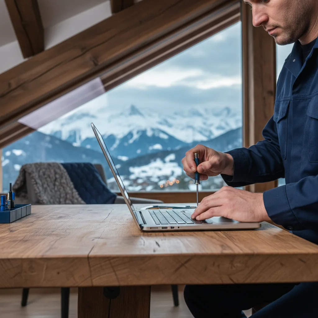 Dépannage informatique Sainte-Croix — technicien CyberClinique à domicile