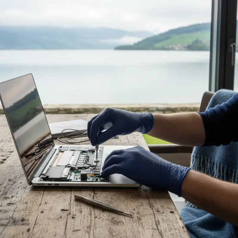 Dépannage informatique Yvonand — technicien CyberClinique à domicile