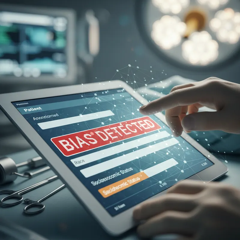 Biais algorithmiques en IA médicale : Quand la technologie r — illustration