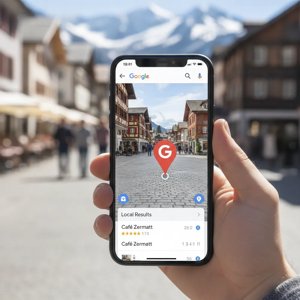 Référencement local — apparaître sur Google Maps et dans les recherches « près de moi » en Suisse romande