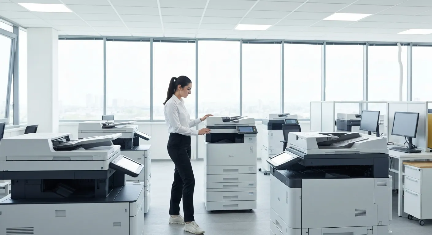 Parc d'imprimantes professionnelles géré en entreprise